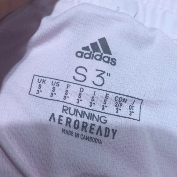 Pink Adidas running shorts - Picture 3 of 3